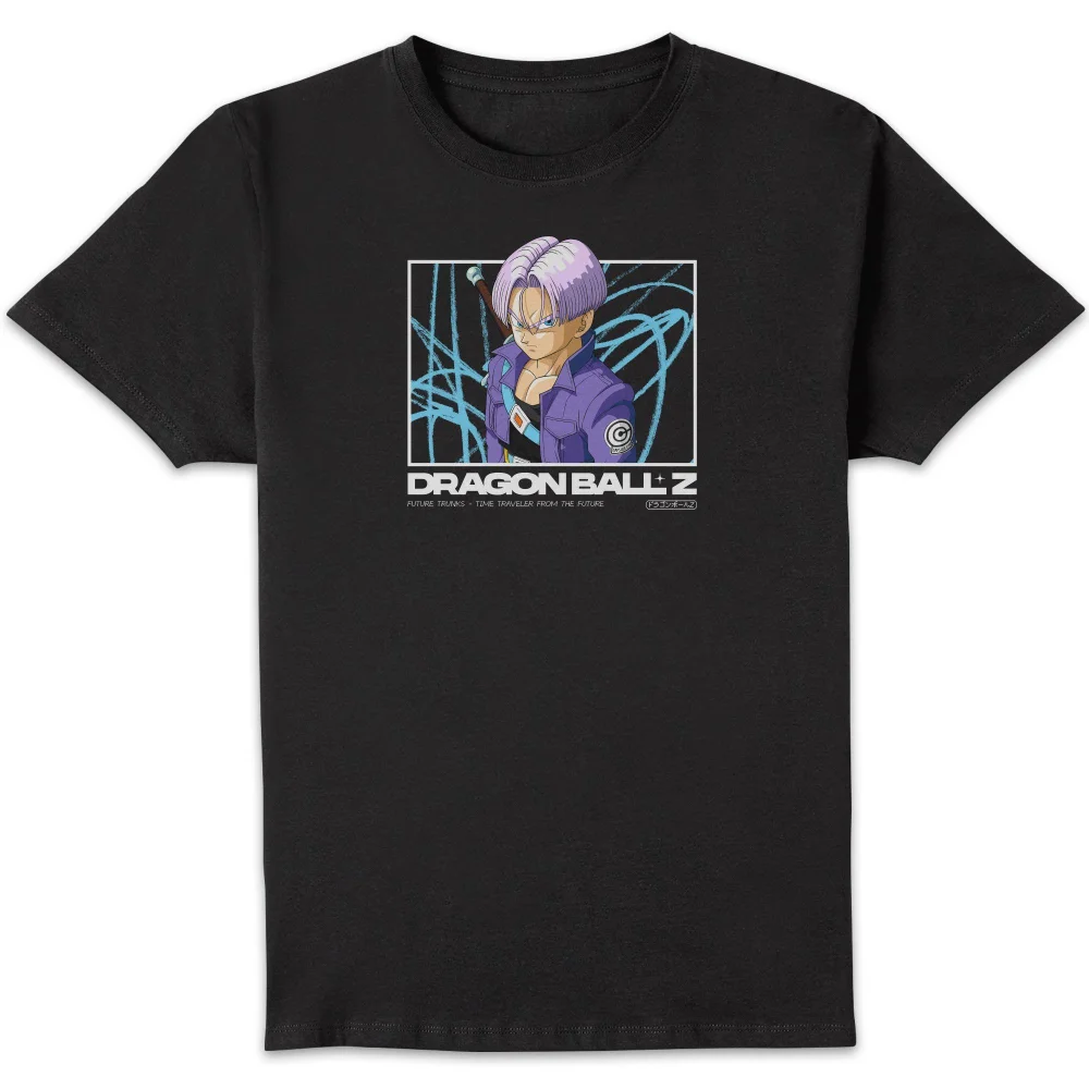Dragon Ball Z Future Trunks Profile Unisex T-Shirt - Black - S Afbeelding 1