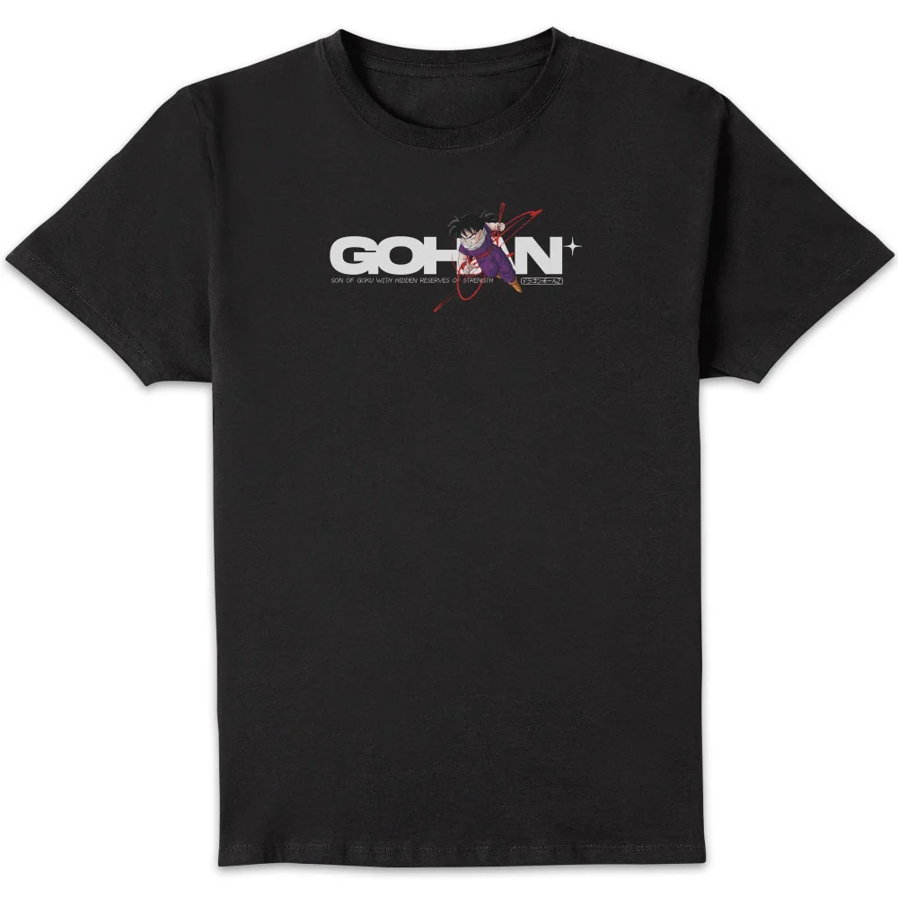 Dragon Ball Z Gohan Unisex T-Shirt - Black - S Afbeelding 1