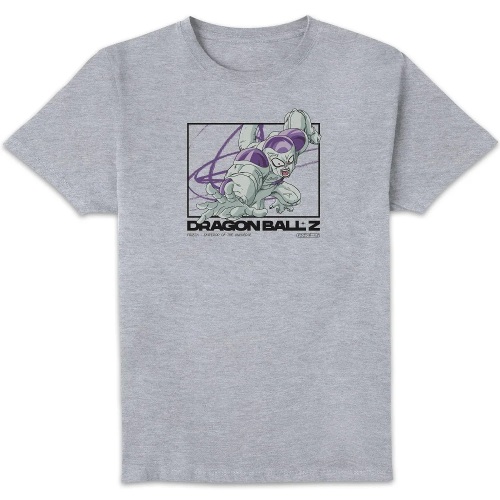 Dragon Ball Z Frieza Profile Unisex T-Shirt - Grey - S Afbeelding 1