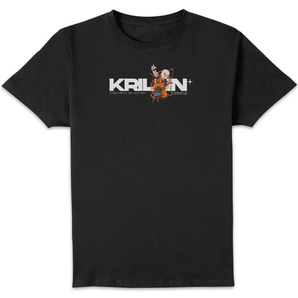 Dragon Ball Z Krillin Unisex T-Shirt - Black - S Afbeelding 1