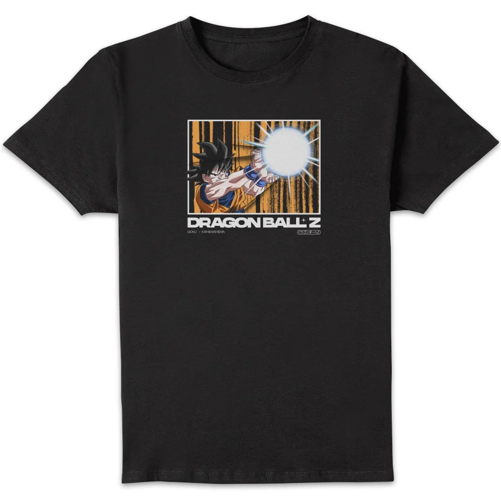 Dragon Ball Z Kamehameha Profile Unisex T-Shirt - Black - 4XL Afbeelding 1