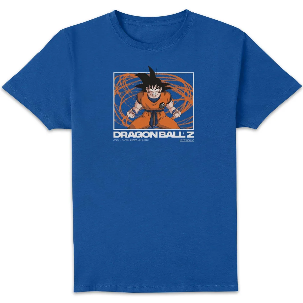 Dragon Ball Z Goku Profile Unisex T-Shirt - Blue - S Afbeelding 1