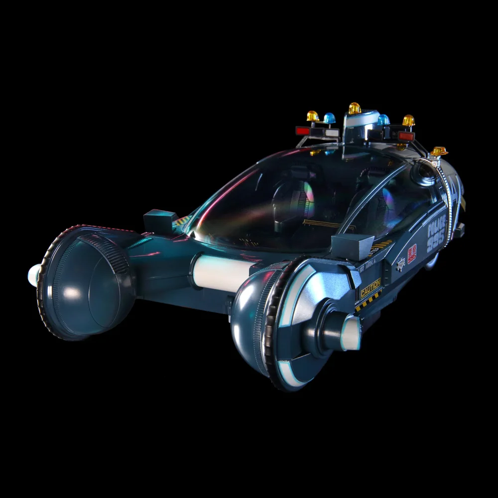 Blade Runner Deckard's Police Spinner Die-Cast Ship (11") Afbeelding 1