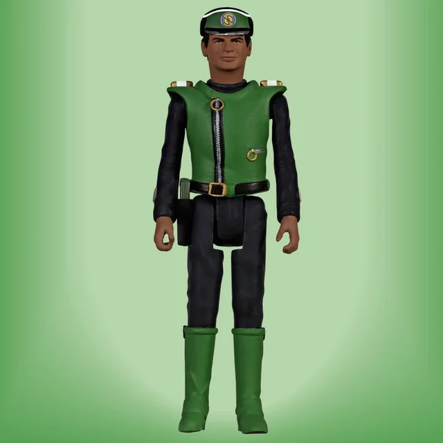 The Anderson Collection 2 Lt. Green (Captain Scarlet) Action Figure (3.75")