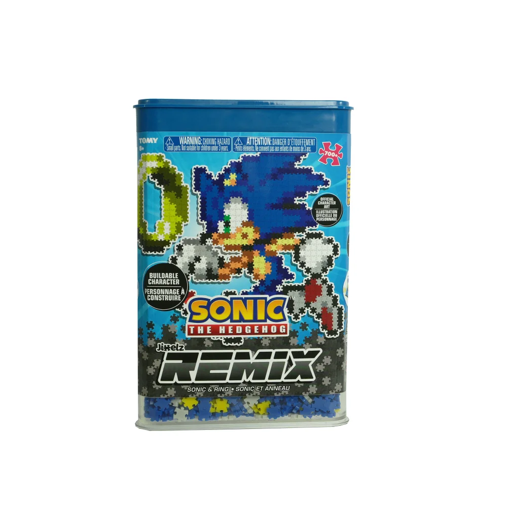 Jixelz Remix Sonic the Hedgehog Sonic & Coin 750pc Set Afbeelding 1