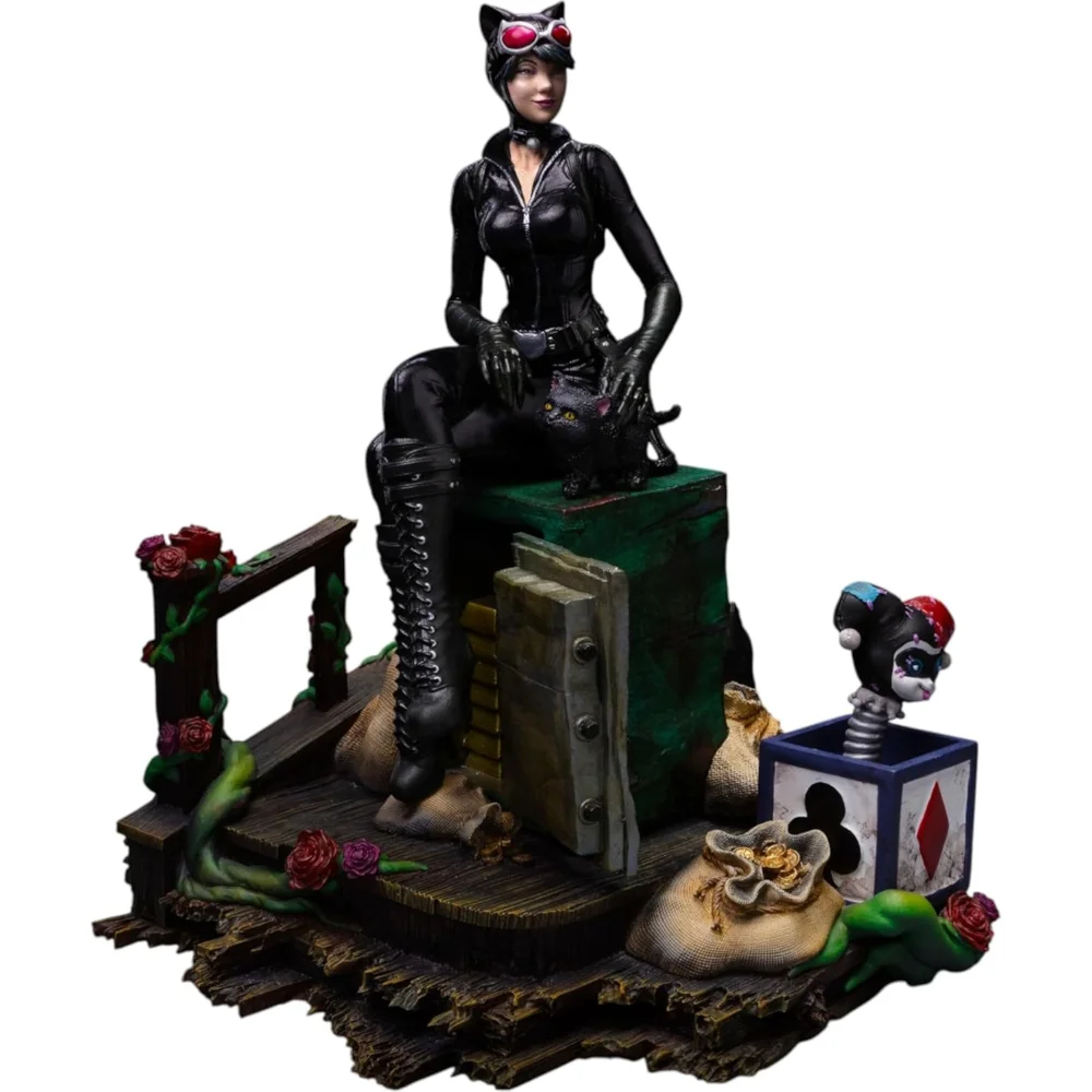 Iron Studios DC Comics Catwoman Deluxe Gotham City Sirens Art Scale 1/10 Statue Afbeelding 1