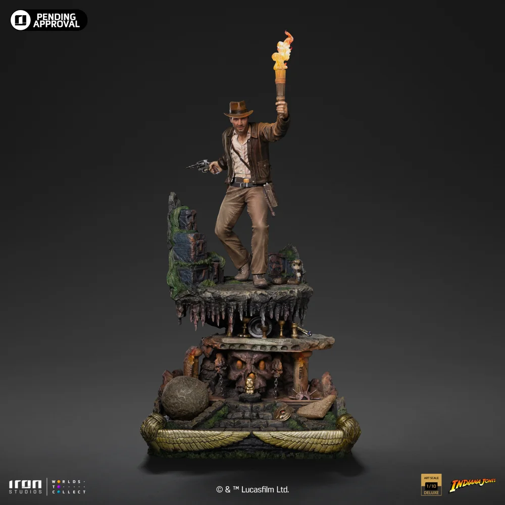 Iron Studios Indiana Jones Deluxe Art Scale 1/10 Statue Afbeelding 1