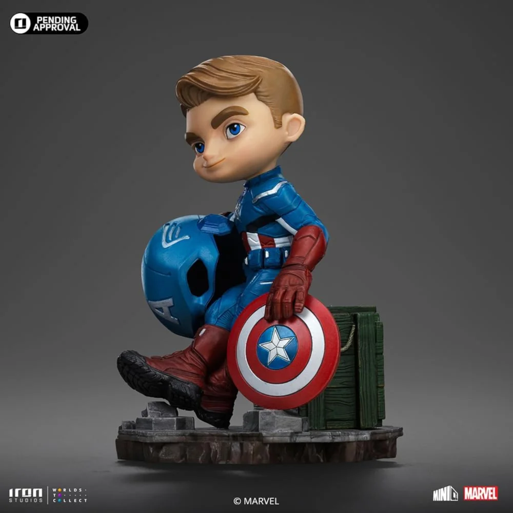 Iron Studios Marvel The Infinity Saga Captain America Minico Figure Afbeelding 1