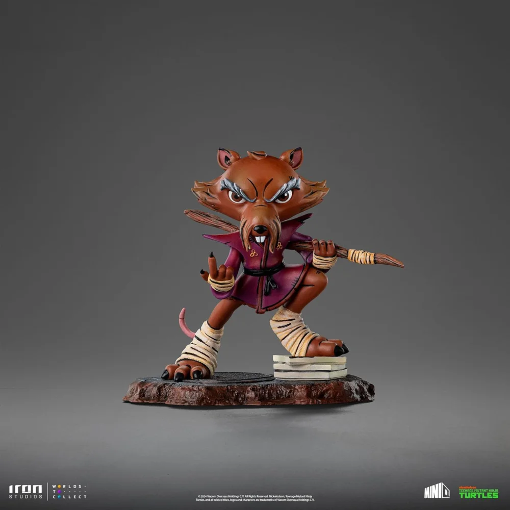 Iron Studios Teenage Mutant Ninja Turtles Master Splinter Minico Figure Afbeelding 1