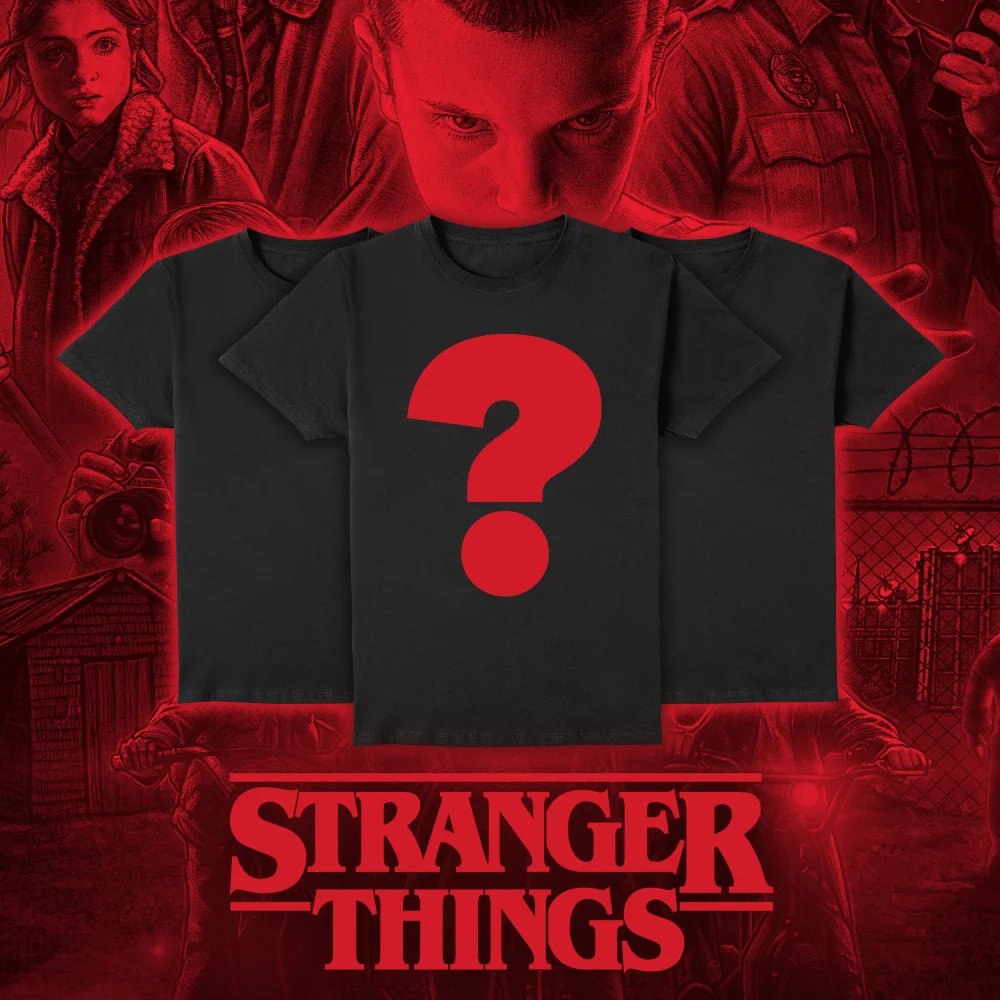 Stranger Things Unisex T-Shirt Mystery 3-Pack - S Afbeelding 1