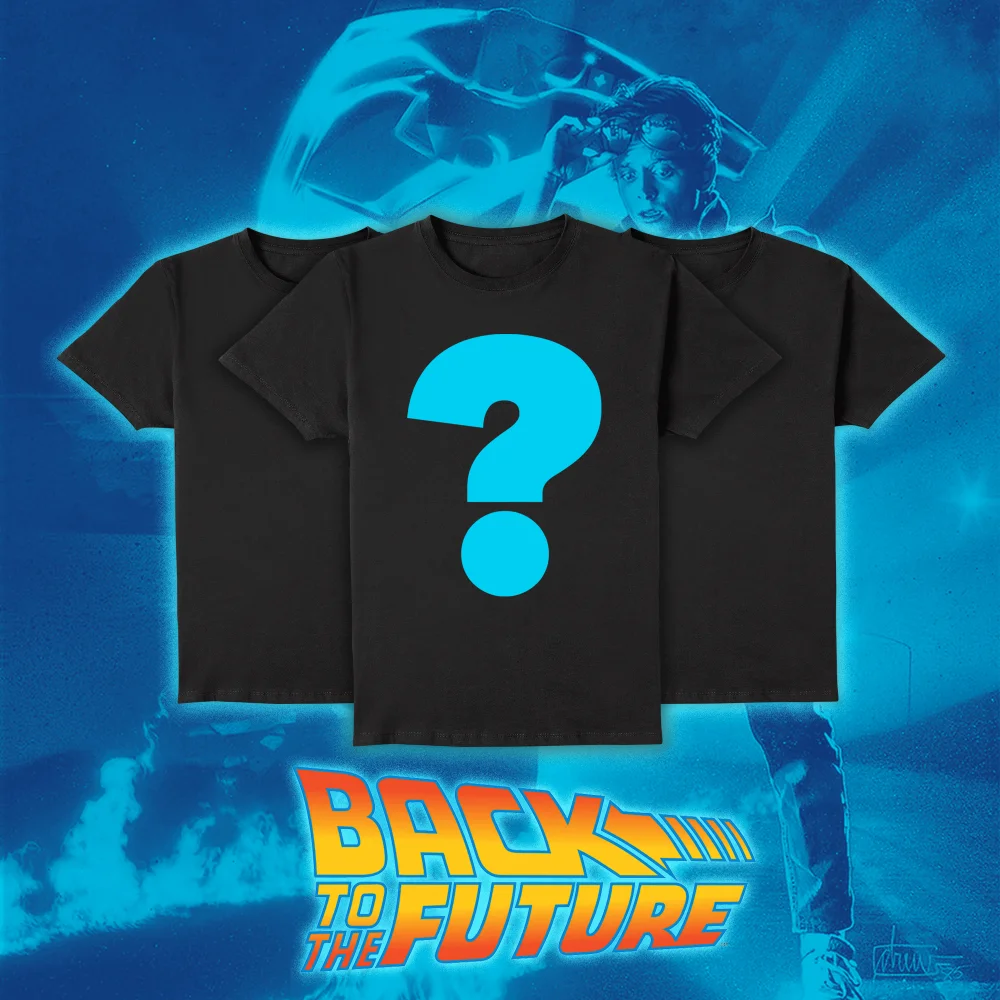 Back to the Future Unisex T-Shirt Mystery 3-Pack - S Afbeelding 1