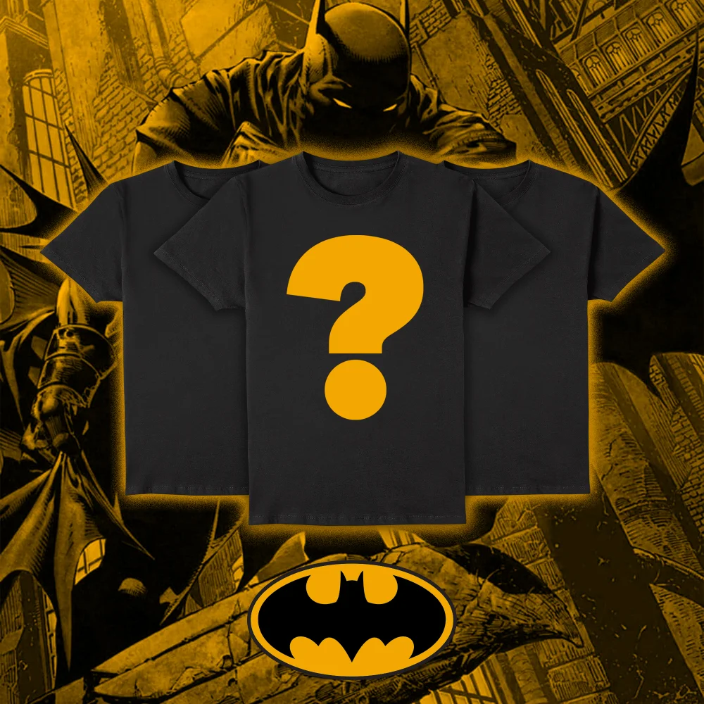 DC Comics Batman Unisex T-Shirt Mystery 3-Pack - S Afbeelding 1