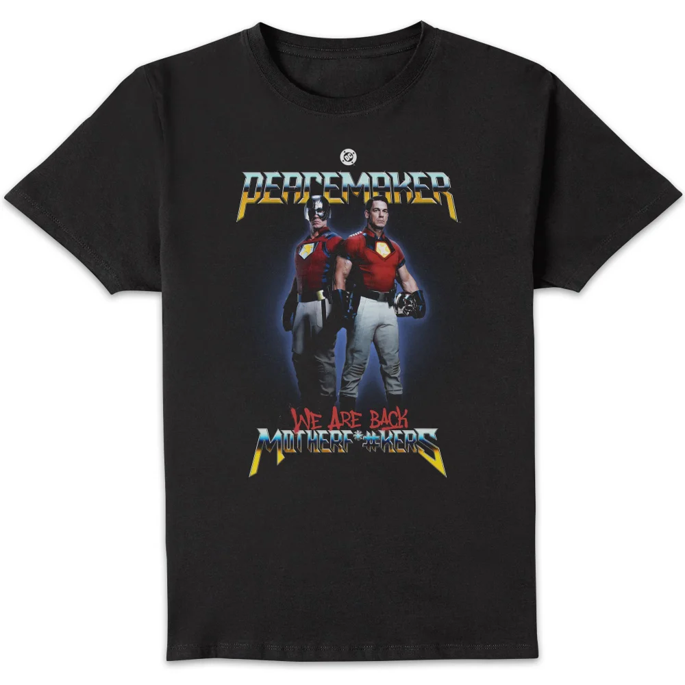 DC Comics Peacemaker We Are Back Motherf#%kers Unisex T-Shirt - Black - 3XL Afbeelding 1