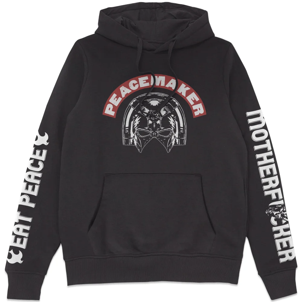 DC Comics Peacemaker Eat Peace Motherf#%kers Hoodie - Black - S Afbeelding 1