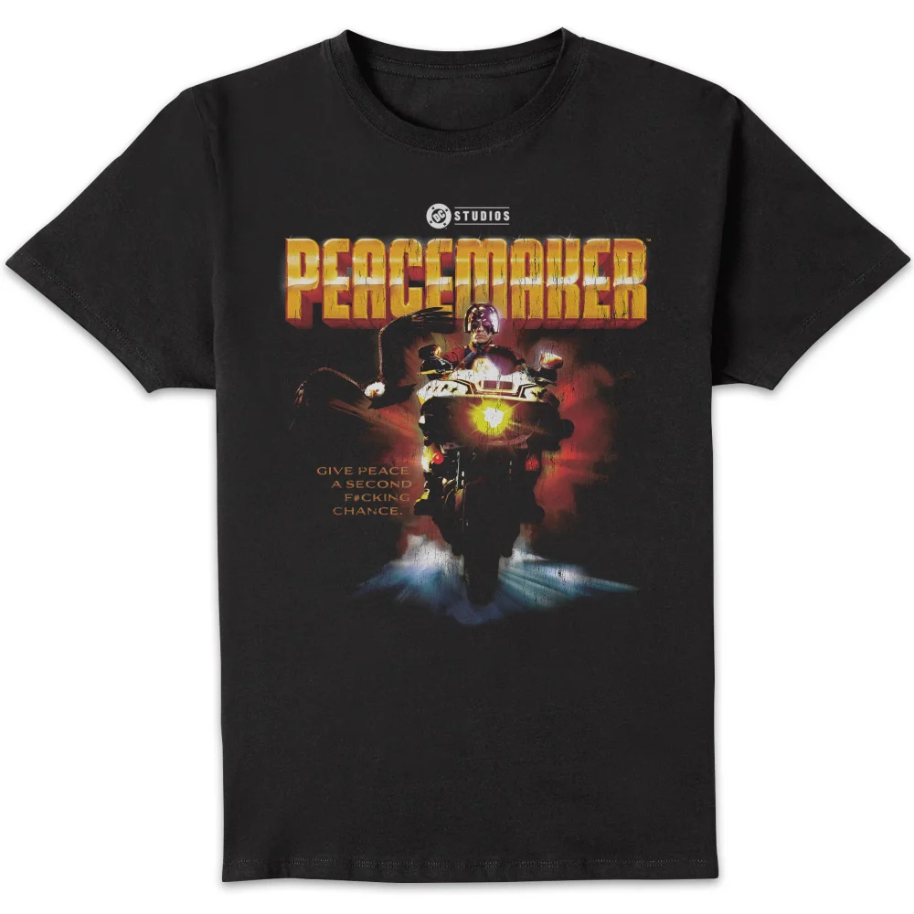 DC Comics Peacemaker Action Star Unisex T-Shirt - Black - S Afbeelding 1