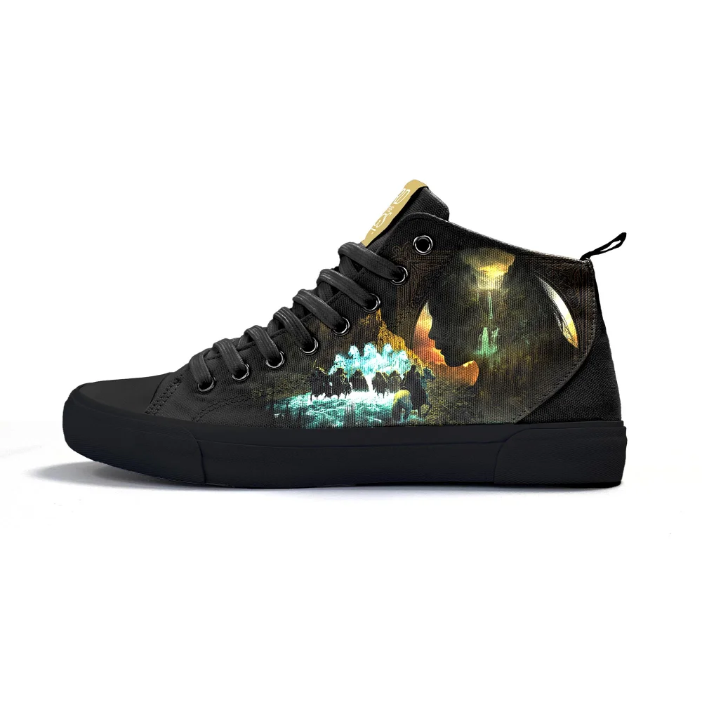 Akedo x Lord of the Rings One Ring High Top - All Black - UK 5 / EU 38 / US Men's 5.5 / US Women's 7 Afbeelding 1