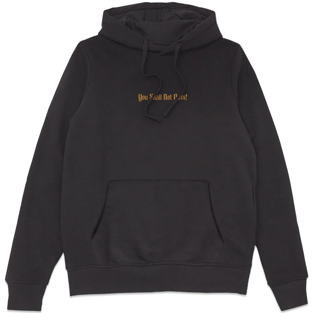Lord Of The Rings You Shall Not Pass Hoodie - Black - XL Afbeelding 1