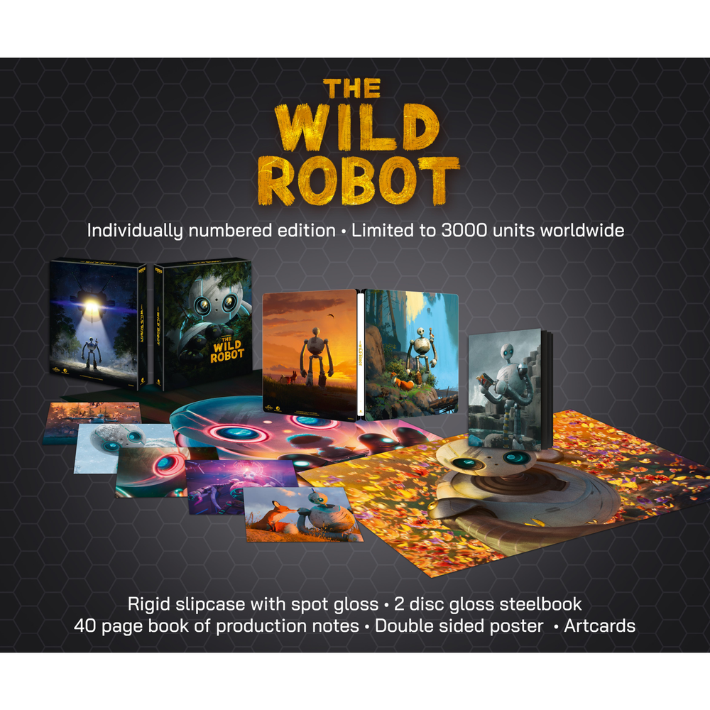 Wild Robot Ultimate Collector’s Edition 4K Ultra HD SteelBook Afbeelding 1