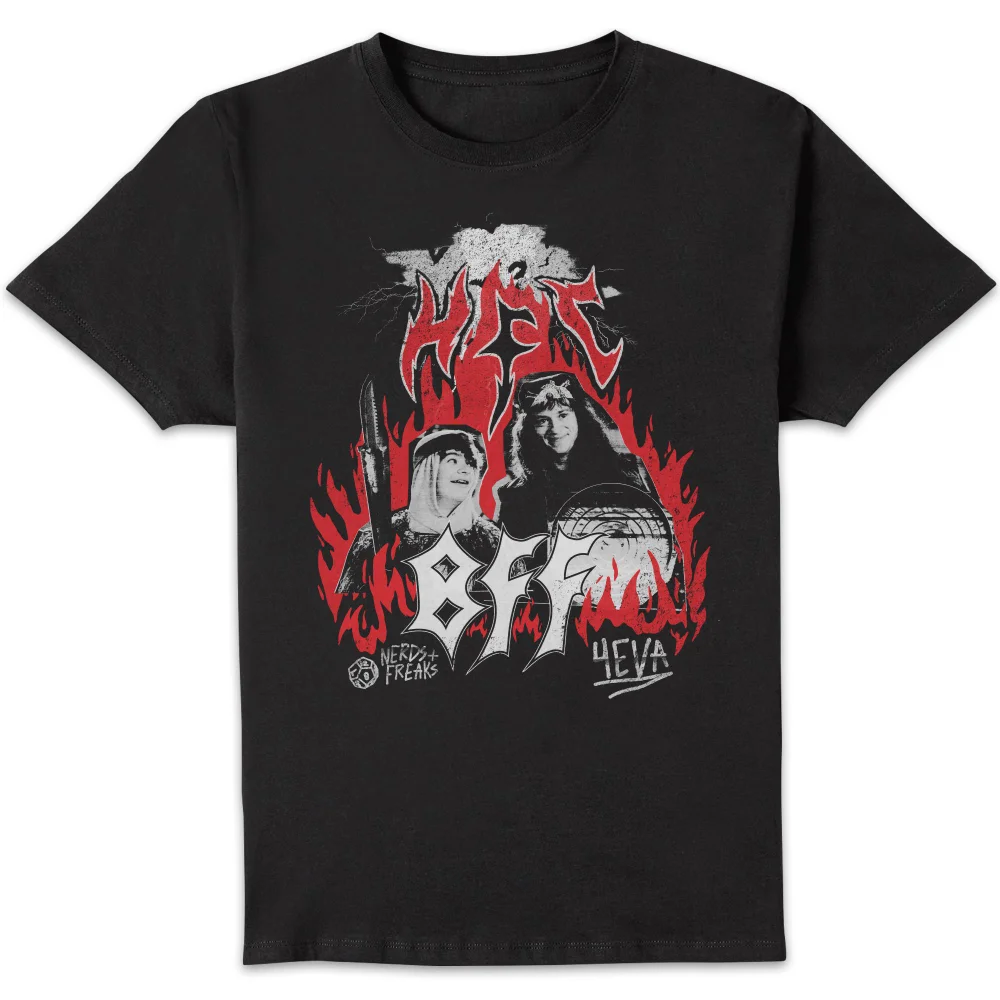 Stranger Things BFFs 4EVA! Unisex T-Shirt - Black - S Afbeelding 1