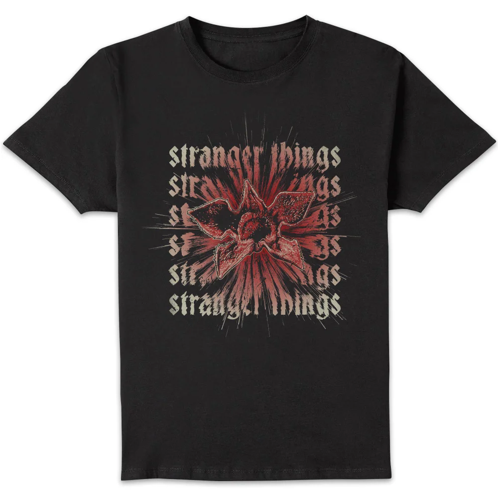 Stranger Things Demogorgon Unisex T-Shirt - Black - S Afbeelding 1