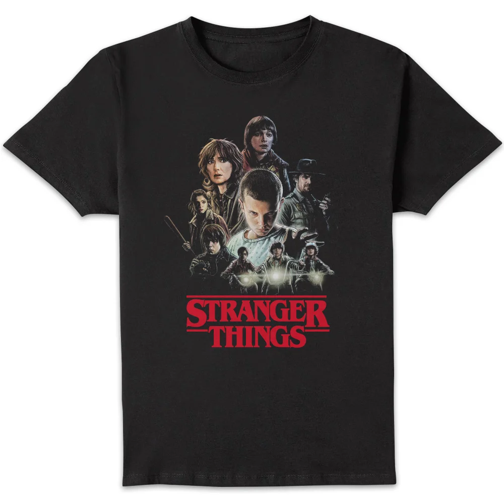 Stranger Things Season One Poster Unisex T-Shirt - Black - S Afbeelding 1