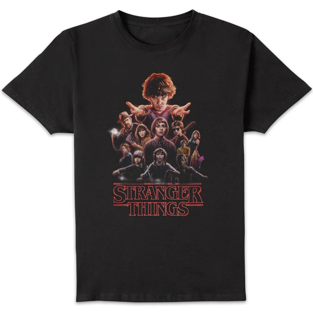 Stranger Things Season Two Poster Unisex T-Shirt - Black - S Afbeelding 1