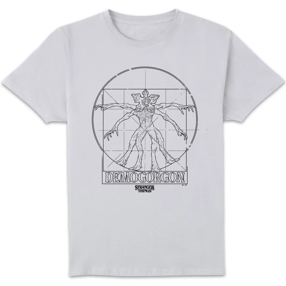 Stranger Things Anatomy Unisex T-Shirt - White - S Afbeelding 1