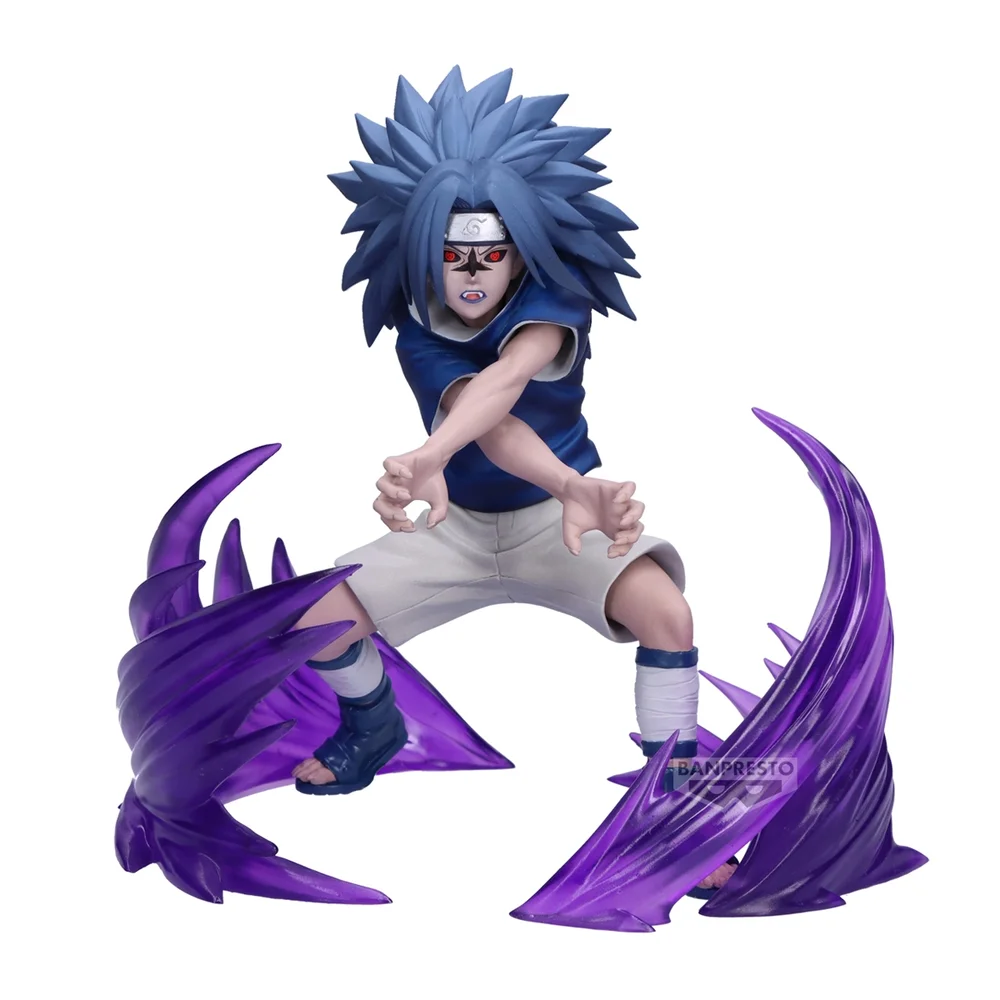 Banpresto Naruto Vibration Stars Naruto Uzumake & Sasuke Uchiha Version B - Sasuke Uchiha Figure Afbeelding 1