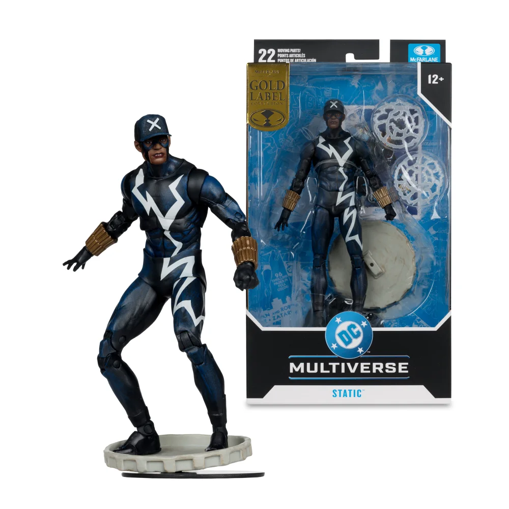 McFarlane DC Multiverse 7in – Static Shock (Static Shock #1) Figure Afbeelding 1