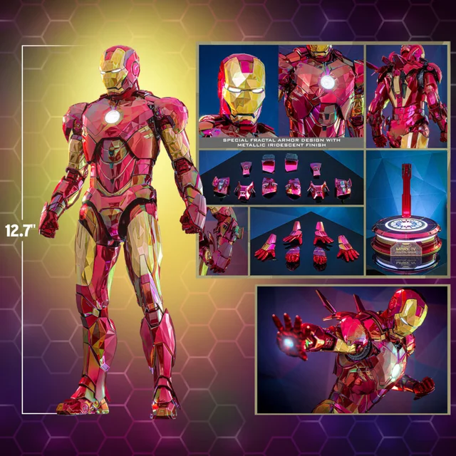 Hot Toys Marvel Iron Man Mark IV (Fractal Armour) 1/6th Scale Figure (32.5cm)