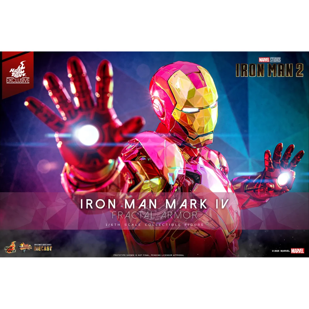 Hot Toys Marvel Iron Man Mark IV (Fractal Armour) 1/6th Scale Figure (32.5cm) Afbeelding 1