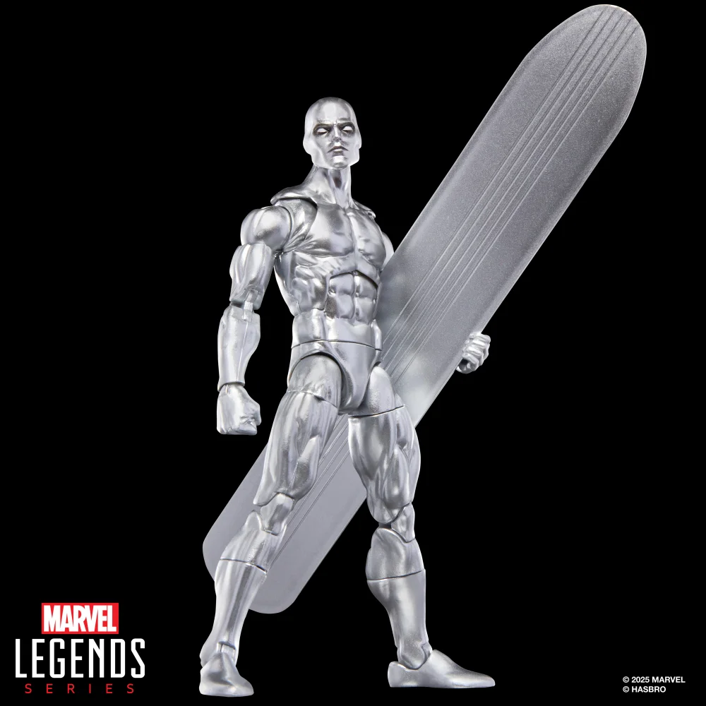 Hasbro Marvel Legends Series Silver Surfer, Fantastic Four Comics-Inspired Action Figure Afbeelding 1