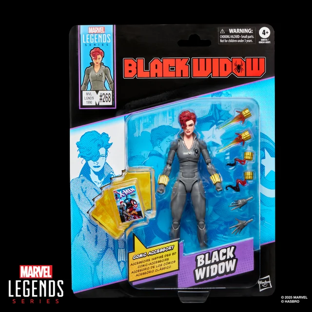 Hasbro Marvel Legends Series Black Widow, X-Men and Avengers Comics-Inspired Action Figure