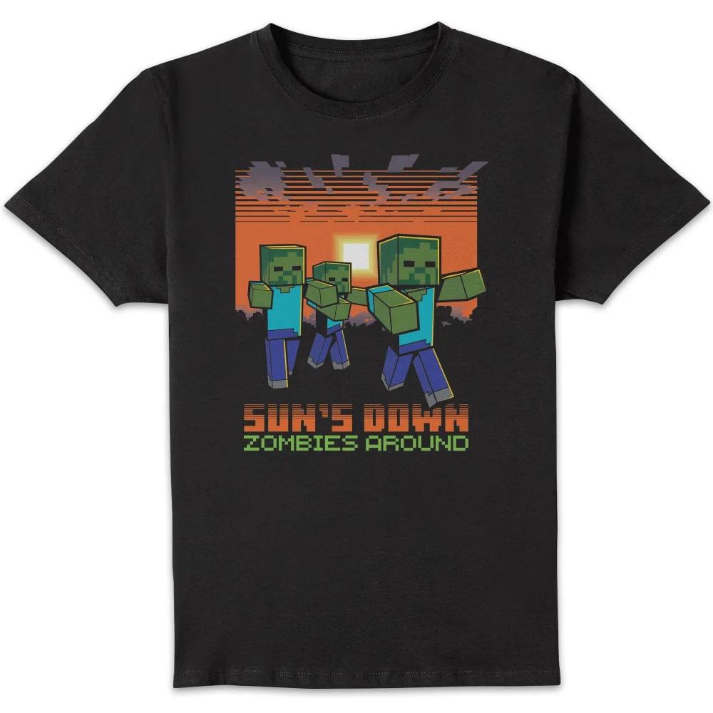 Minecraft ZombiesAbout Unisex T-Shirt - Black - S Afbeelding 1