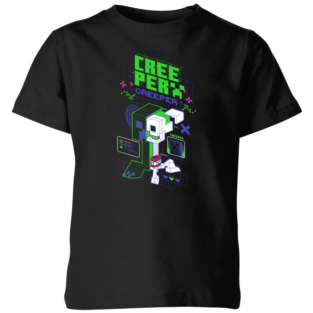 Minecraft X-Ray Kids' T-Shirt - Black - 98/104 (3-4 jaar) Afbeelding 1
