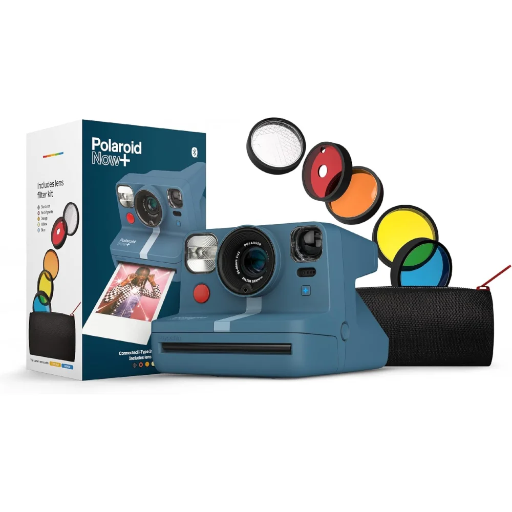 Polaroid Now+ Instant Camera I-Type - Calm Blue Afbeelding 1