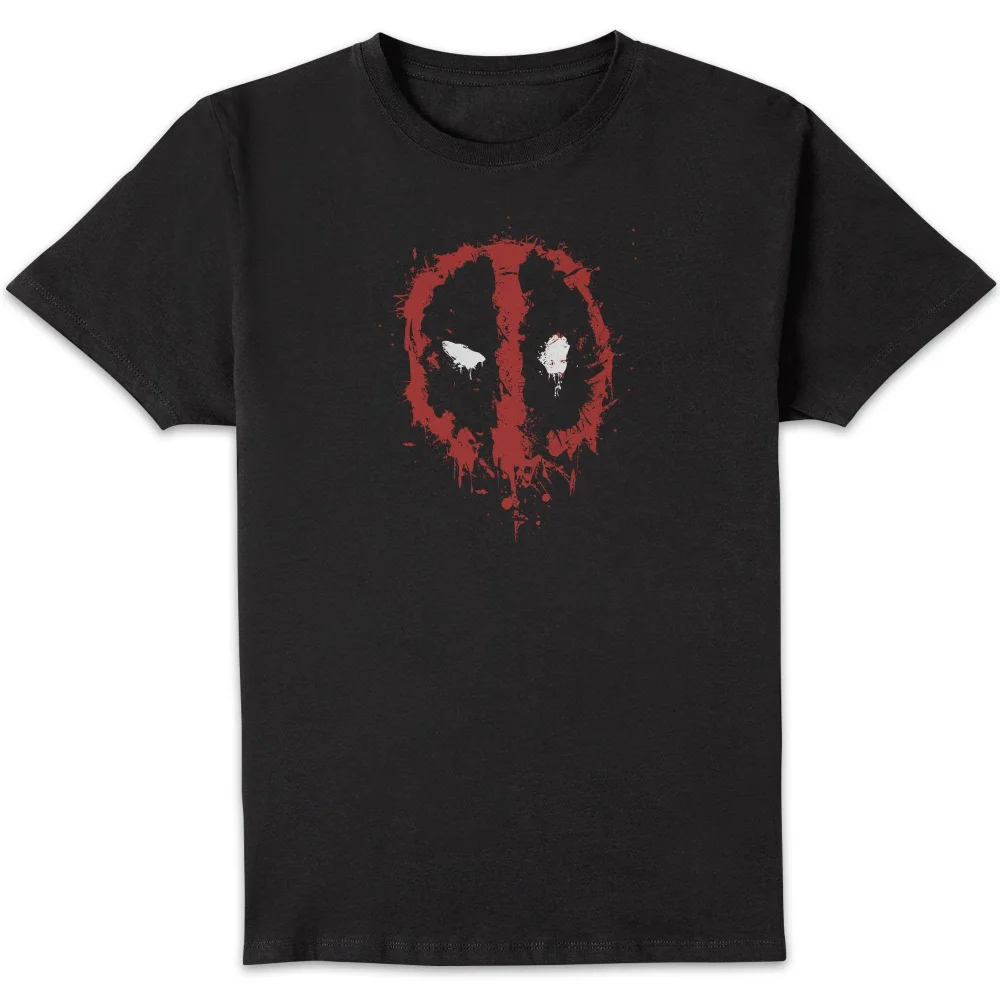 Marvel Deadpool Splat Unisex T-Shirt - Black - S Afbeelding 1