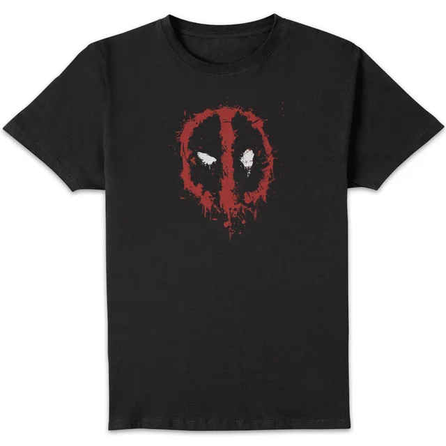 Marvel Deadpool Splat Unisex T-Shirt - Black
