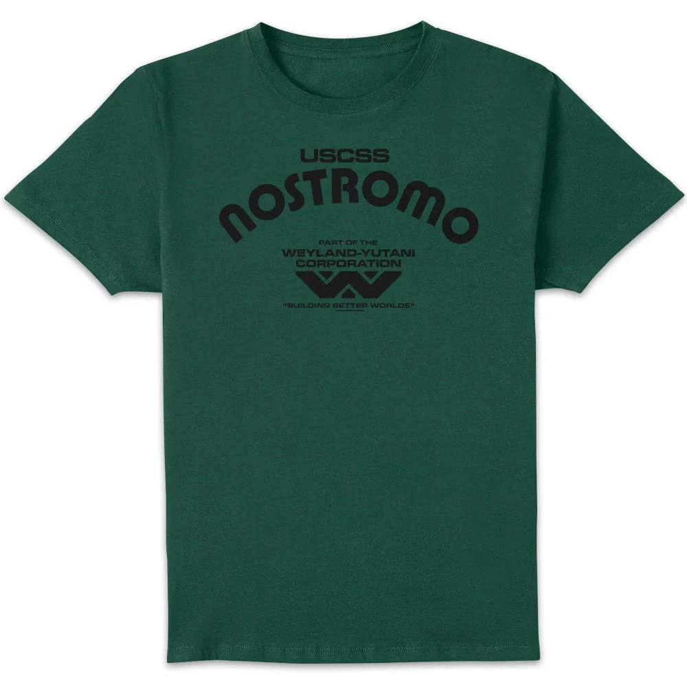 Alien Retro Nostromo Unisex T-Shirt - Green - S Afbeelding 1