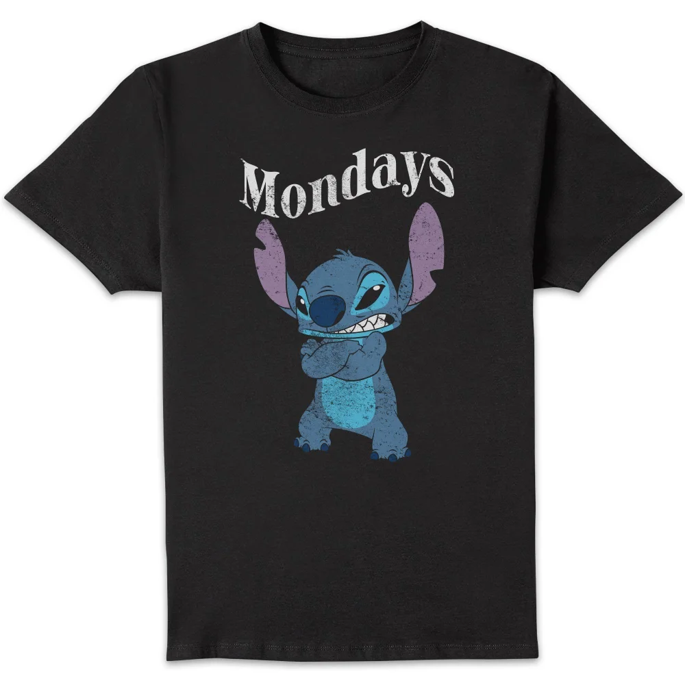 Disney Mondays Unisex T-Shirt - Black - S Afbeelding 1
