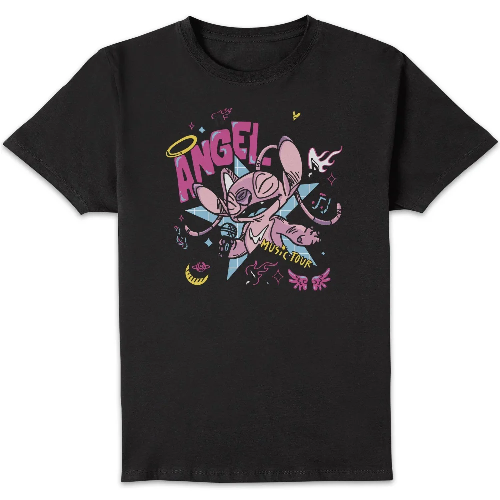 Disney Angel Unisex T-Shirt - Black - S Afbeelding 1