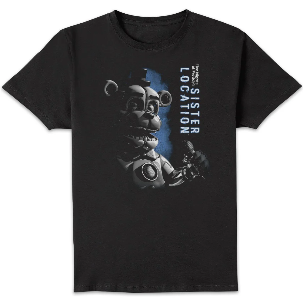 Five Nights at Freddy's Sister Location Funtime Freddy Unisex T-Shirt - Black - S Afbeelding 1