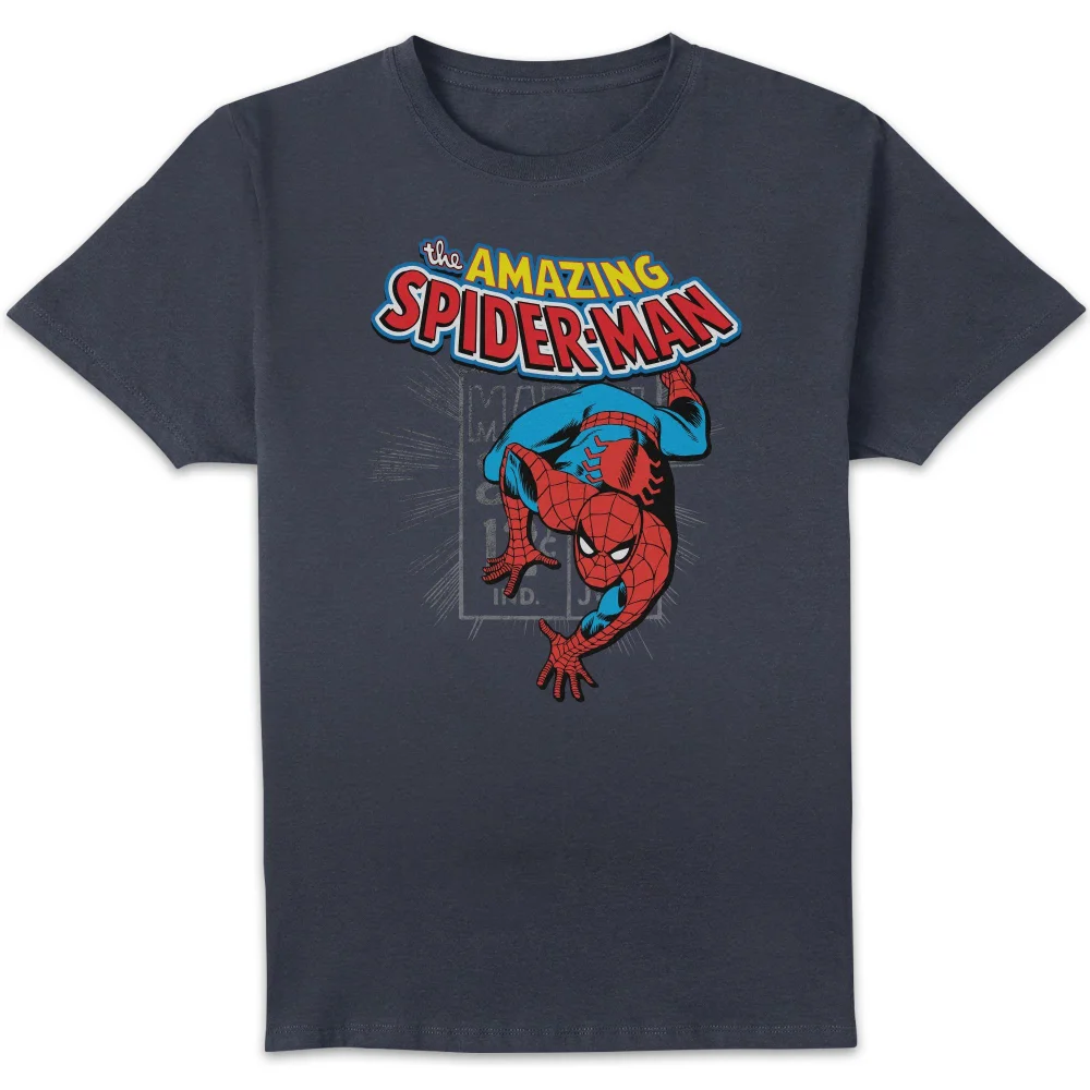 Marvel Amazing Spider Man Unisex T-Shirt - Navy - S Afbeelding 1