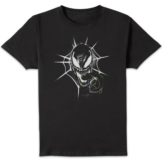 Marvel Venom Face Unisex T-Shirt - Black