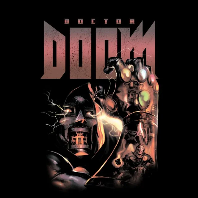 Marvel Gauntlet DGT Unisex T-Shirt - Black