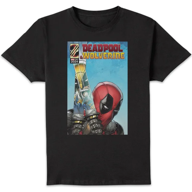 Marvel Deadpool Reflection Unisex T-Shirt - Black