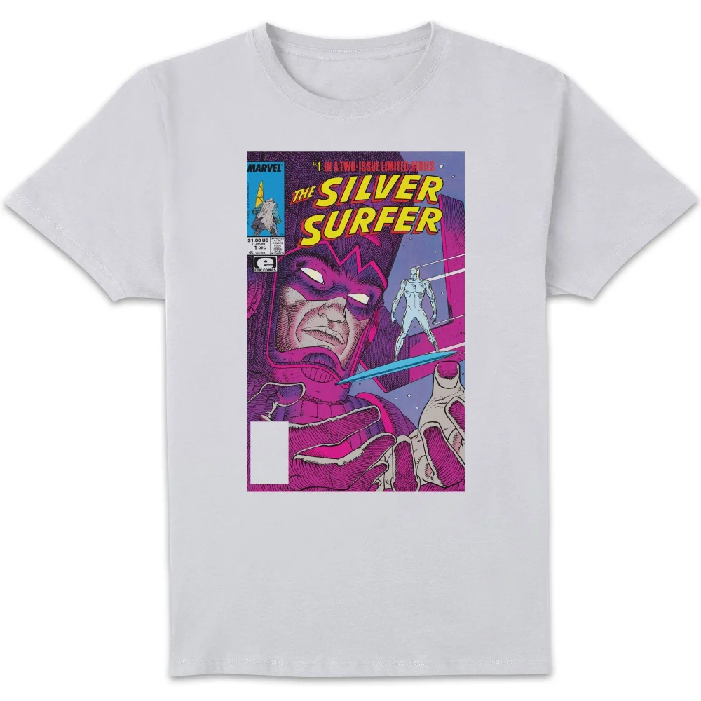 Marvel Comic Surfer Unisex T-Shirt - White - S Afbeelding 1