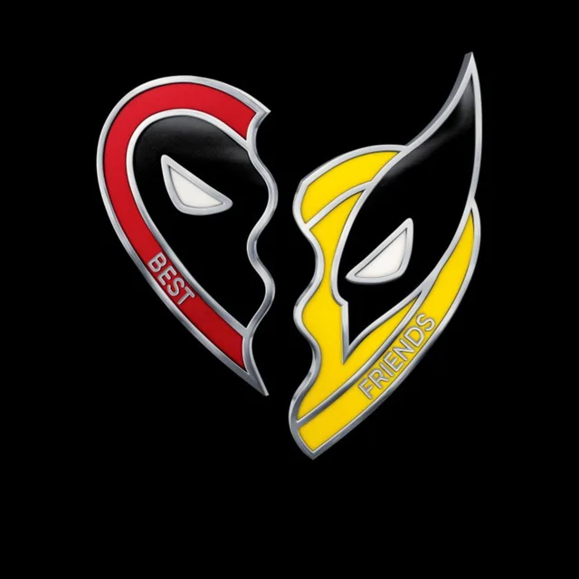 Marvel Deadpool Best Friends Unisex T-Shirt - Black