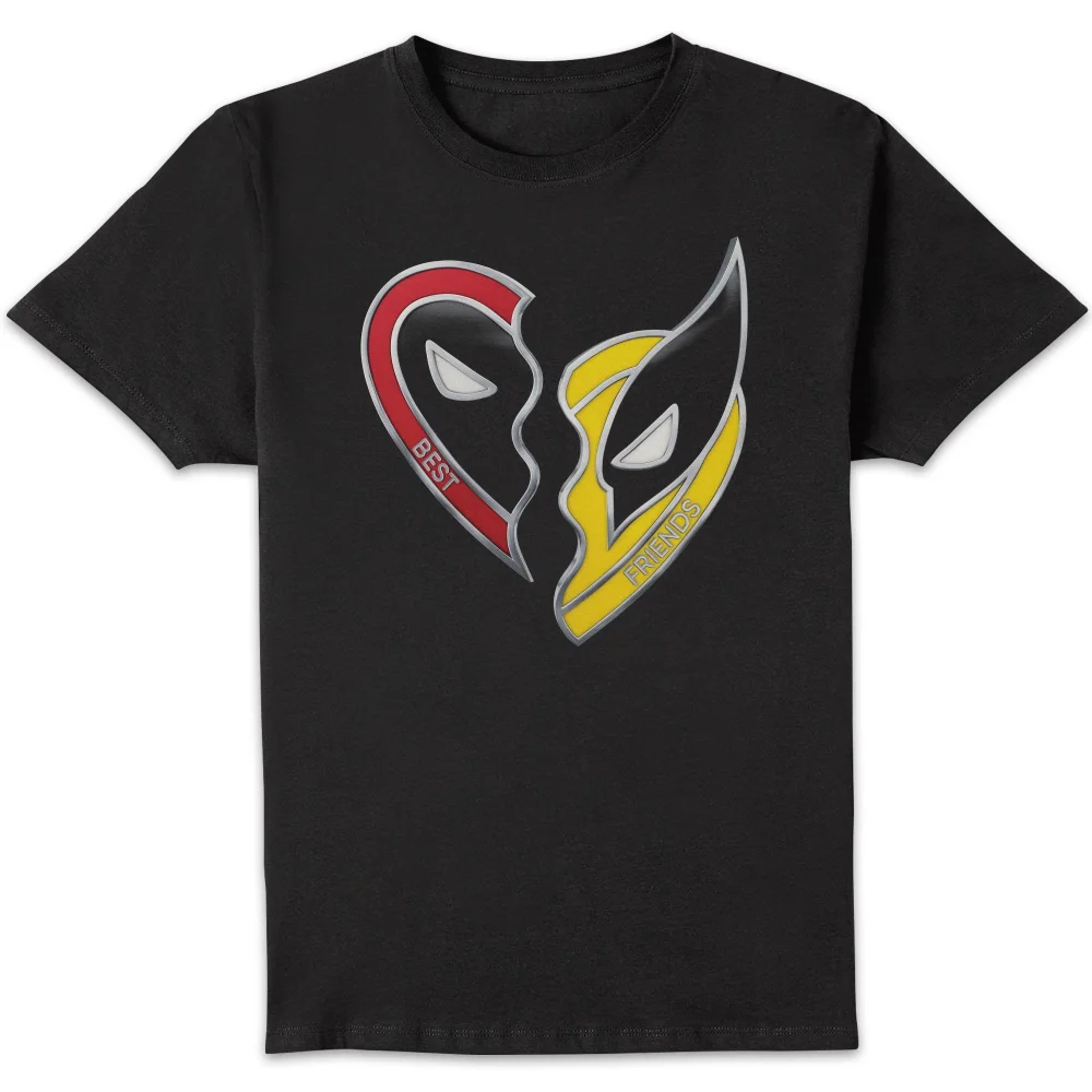 Marvel Deadpool Best Friends Unisex T-Shirt - Black - S Afbeelding 1