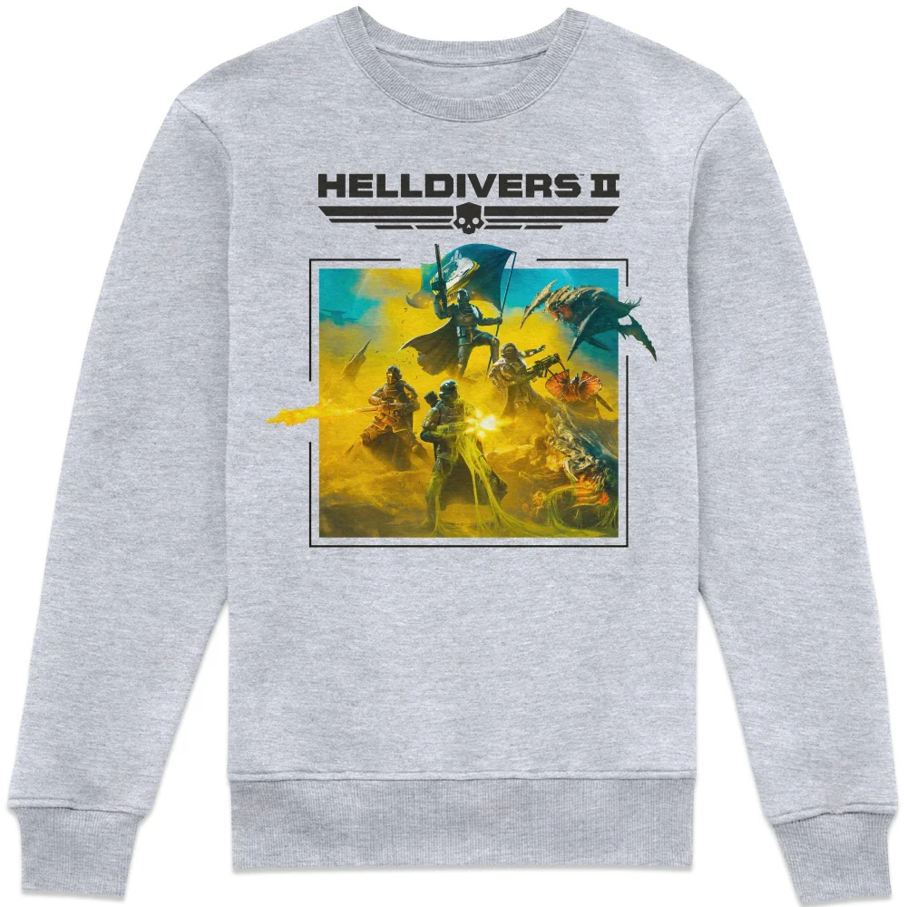 Helldivers II Poster Sweatshirt - Grey - XS Afbeelding 1